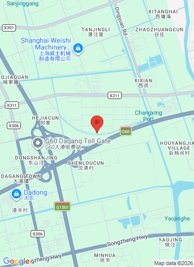 Map showing Songjiang Qu, China