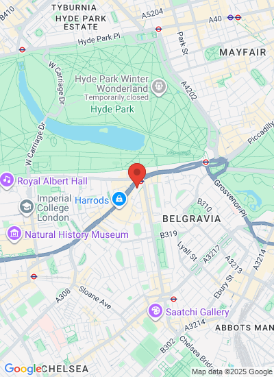Map showing London, United Kingdom
