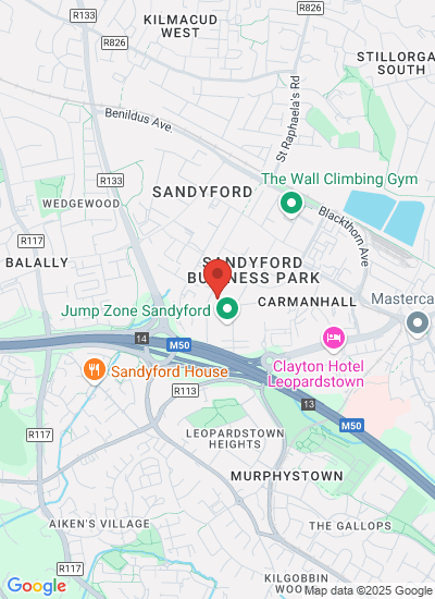 Map showing Dublin, Ireland