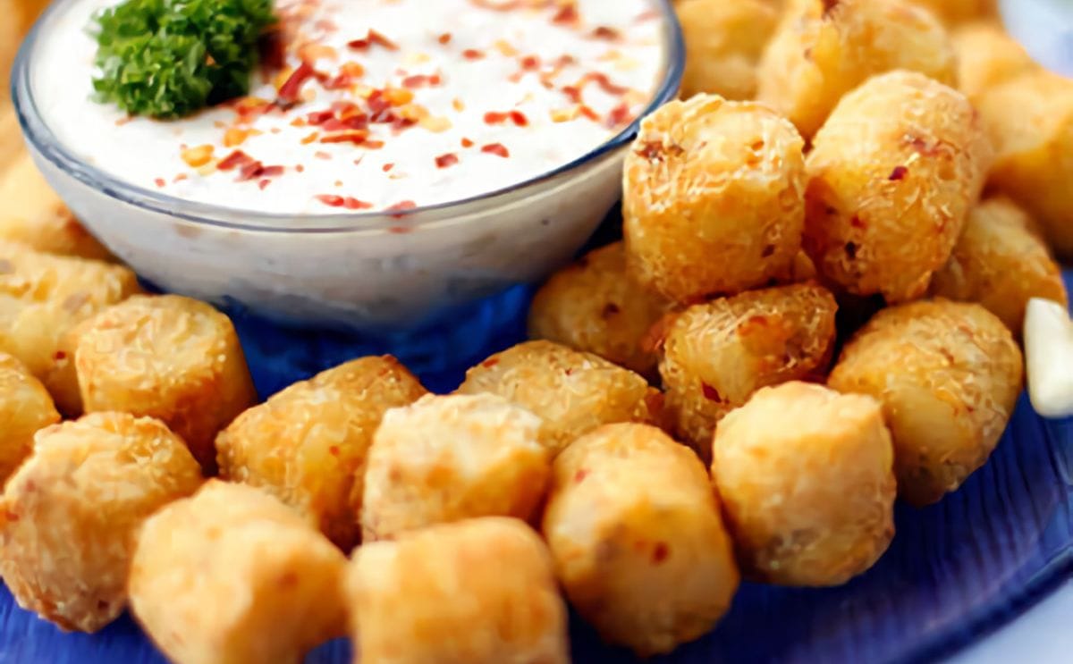 Chilly Garlic Potato Shots