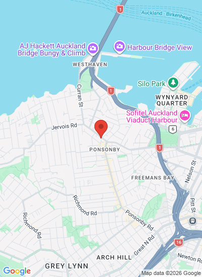 Map showing Auckland, New Zealand