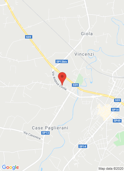 Map showing Santarcangelo, Italy