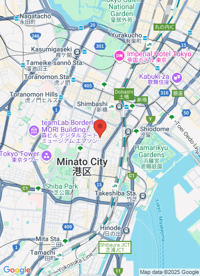Map showing Minato-Ku, Japan