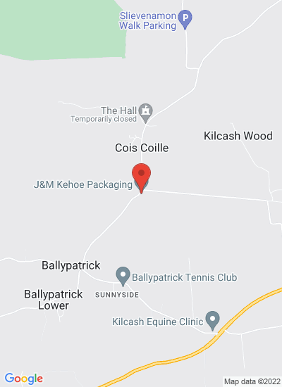 Map showing Ireland