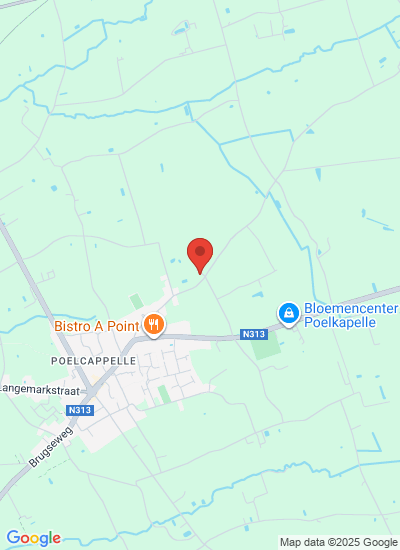 Map showing Langemark-Poelkapelle, Belgium