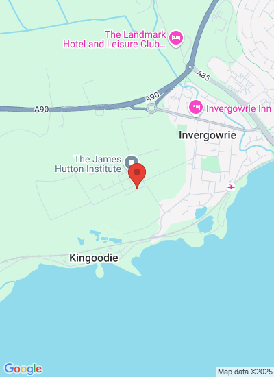 Map showing Dundee, United Kingdom