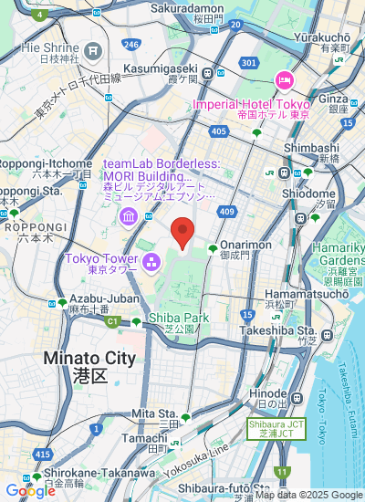 Map showing Minato-ku, Japan