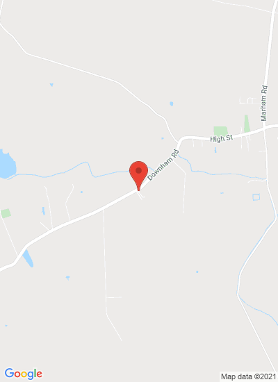 Map showing Norfolk, United Kingdom