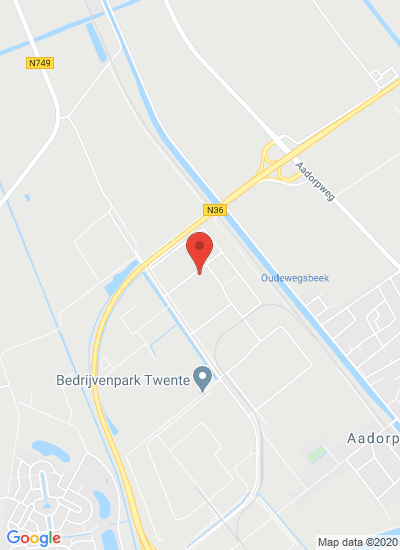 Map showing Almelo, Netherlands