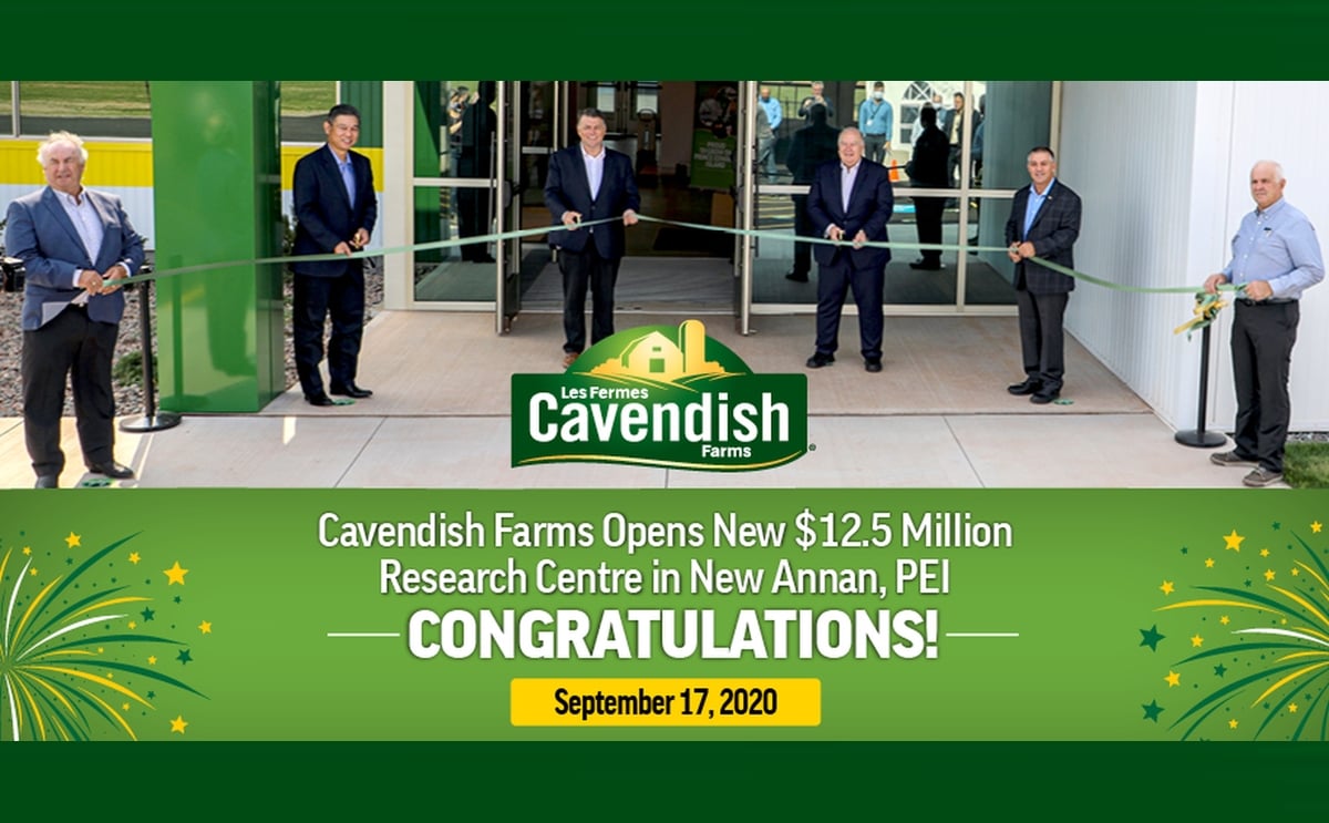 Cavendish farms research centre new annan opening