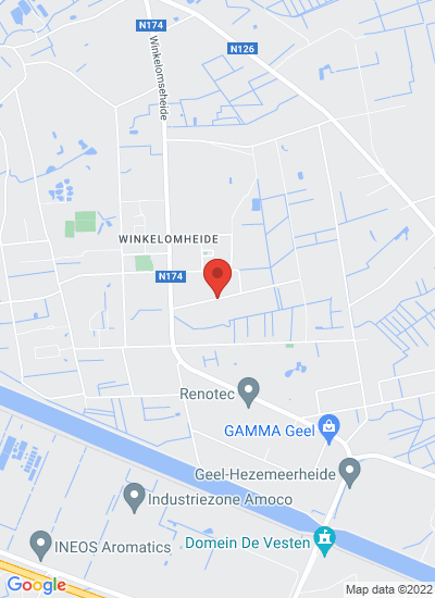 Map showing Geel, Belgium