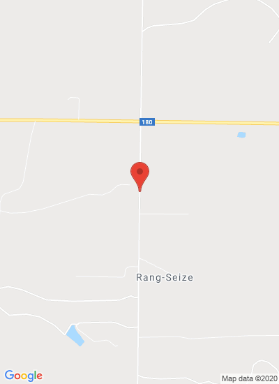 Map showing St. Quentin, Canada