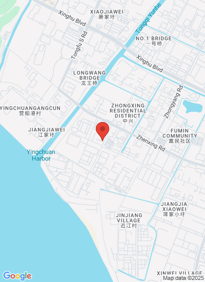 Map showing Nantong Shi, China