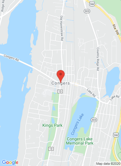 Map showing Congers, United States