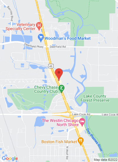 Map showing Buffalo Grove, United States