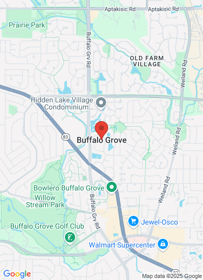 Map showing Buffalo Grove, United States