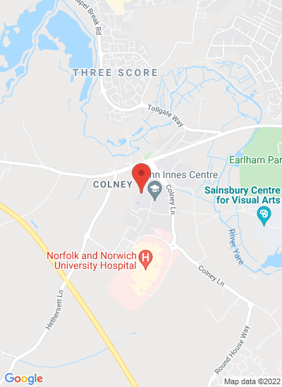 Map showing Norwich, United Kingdom