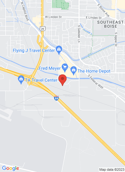 Map showing Boise, United States