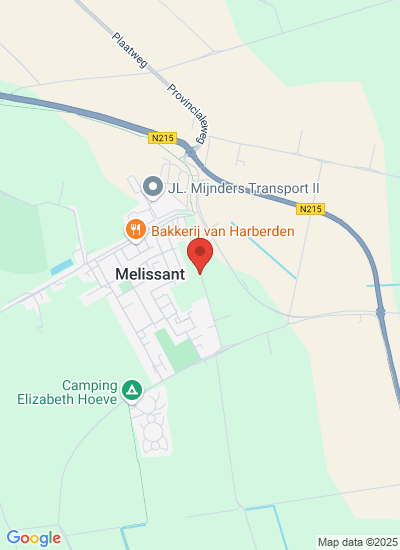 Map showing Melissant, Netherlands