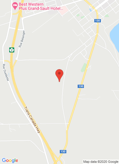 Map showing Grand Falls, Canada