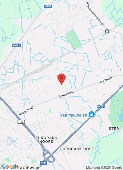 Map showing Sint Niklaas, Belgium