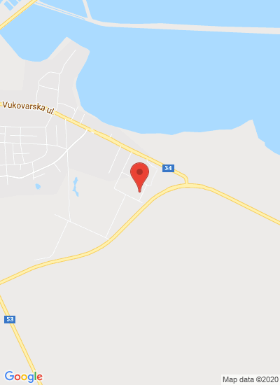 Map showing Donji Miholjac, Croatia