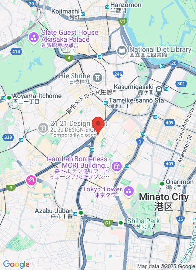 Map showing Minato-ku, Japan