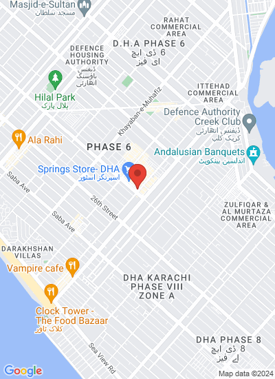 Map showing Karachi, Pakistan