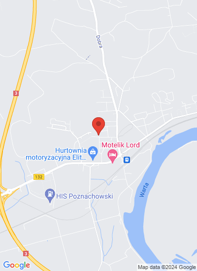 Map showing Gorzow Wlkp., Poland