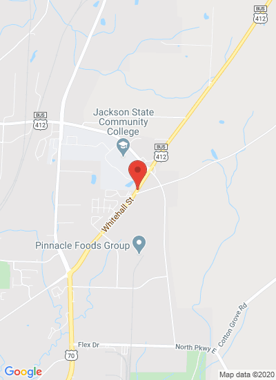 Map showing Jackson, United States