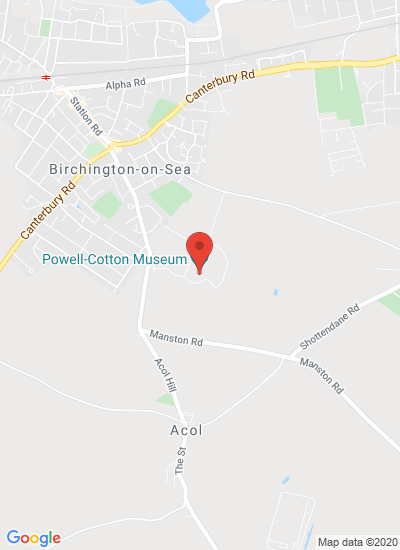 Map showing Birchington, United Kingdom
