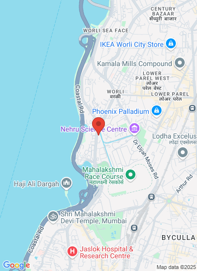 Map showing Mumbai, India