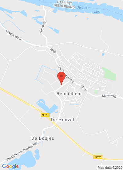 Map showing Beusichem, Netherlands