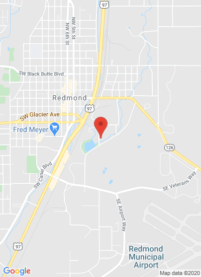 Map showing Redmond, United States