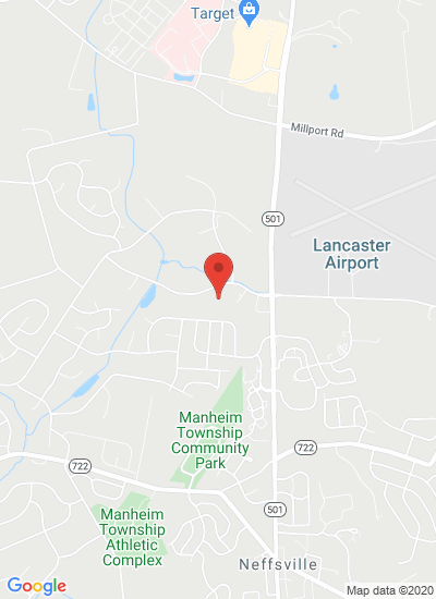 Map showing Lititz, United States