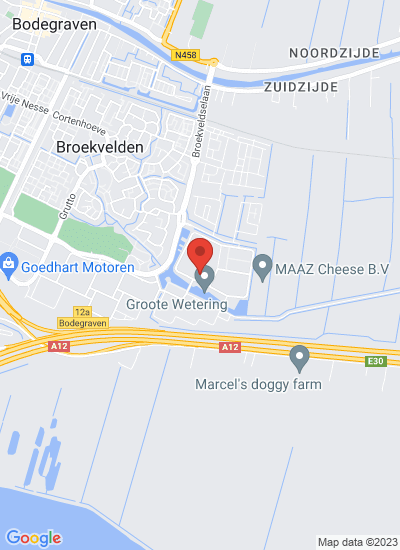Map showing Bodegraven, Netherlands