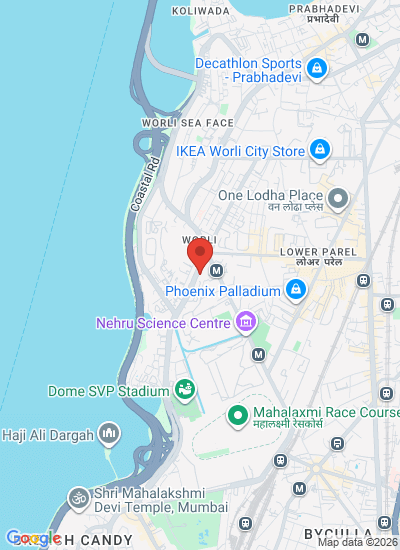 Map showing Mumbai, India