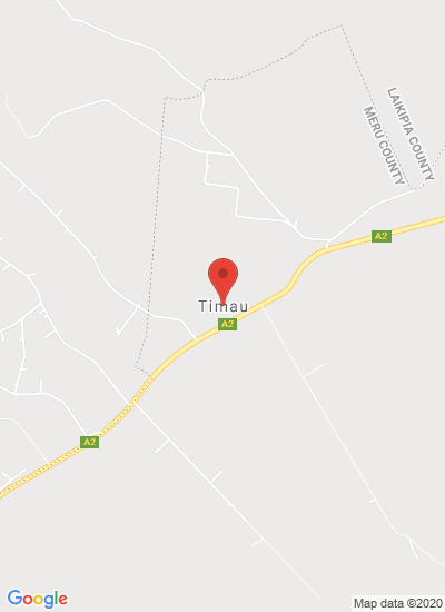 Map showing Timau, Kenya