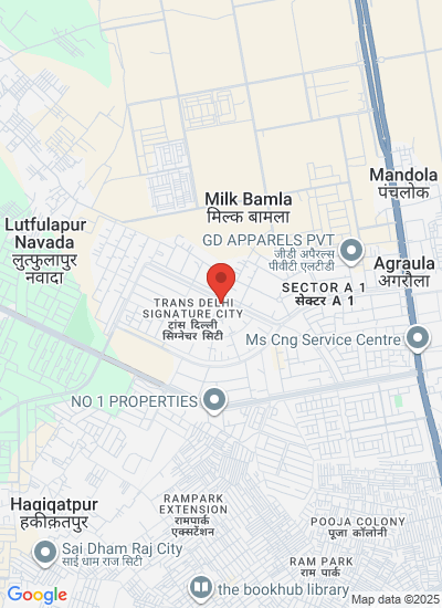 Map showing ghaziabad, India