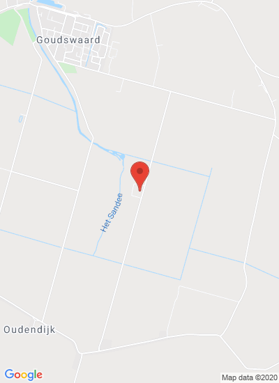 Map showing Goudswaard, Netherlands