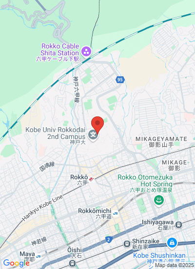Map showing Kobe, Japan