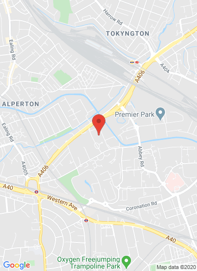 Map showing London, United Kingdom
