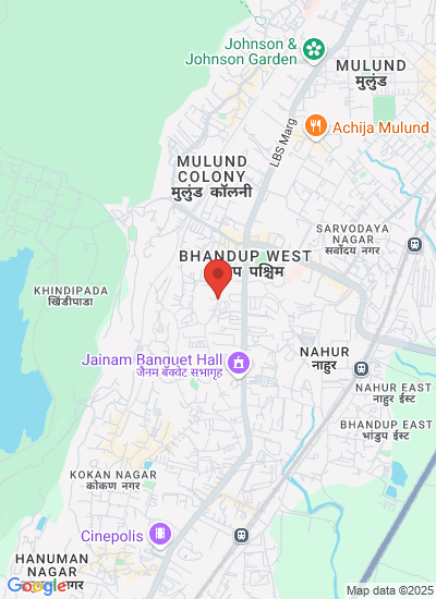 Map showing Mumbai, India