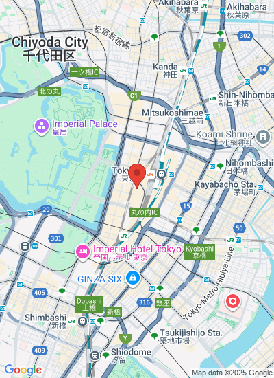 Map showing Chiyoda-ku, Japan