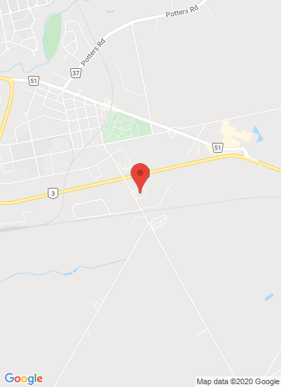 Map showing Tillsonburg, Canada