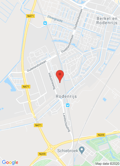 Map showing Berkel en Rodenrijs, Netherlands