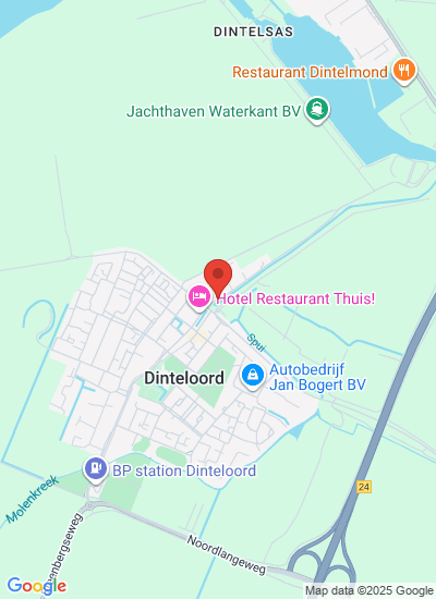 Map showing Dinteloord, Netherlands