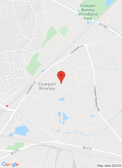 Map showing Billingham, United Kingdom