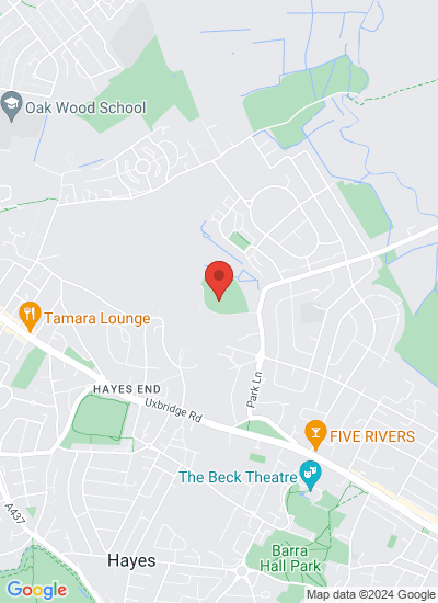 Map showing Slough, United Kingdom