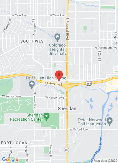 Map showing Englewood, United States